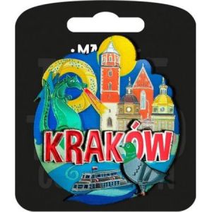 Magnes Pan Dragon Kraków Smok i Gołąb